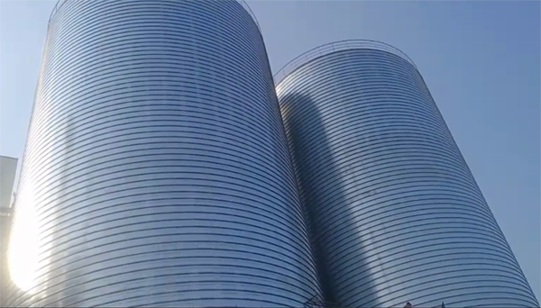 徽县2座混凝土高架卷板仓